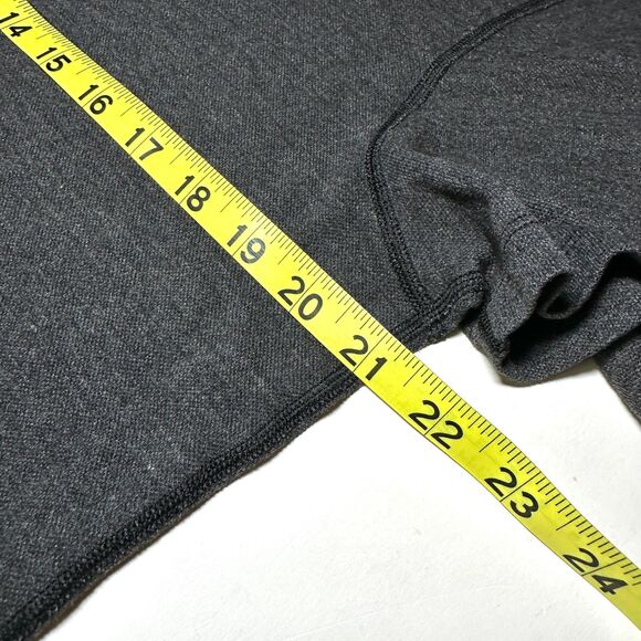 Lululemon 1st Run Evolution Polo Shirt Heathered Black MC304S 2015 RARE D/C Sz L - Picture 7 of 8